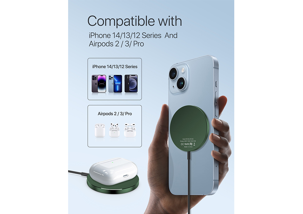 Magsafe Charger Model X435（Green）